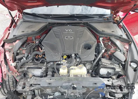 2020 Infiniti Q50 Red Sport 400 Awd z USA, uszkodzony, nr VIN JN1FV7AR1LM660386